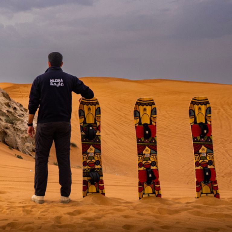 Another view of Mleiha Sandsurfer Sandboarding & SUV at Mleiha Archaeological Centre