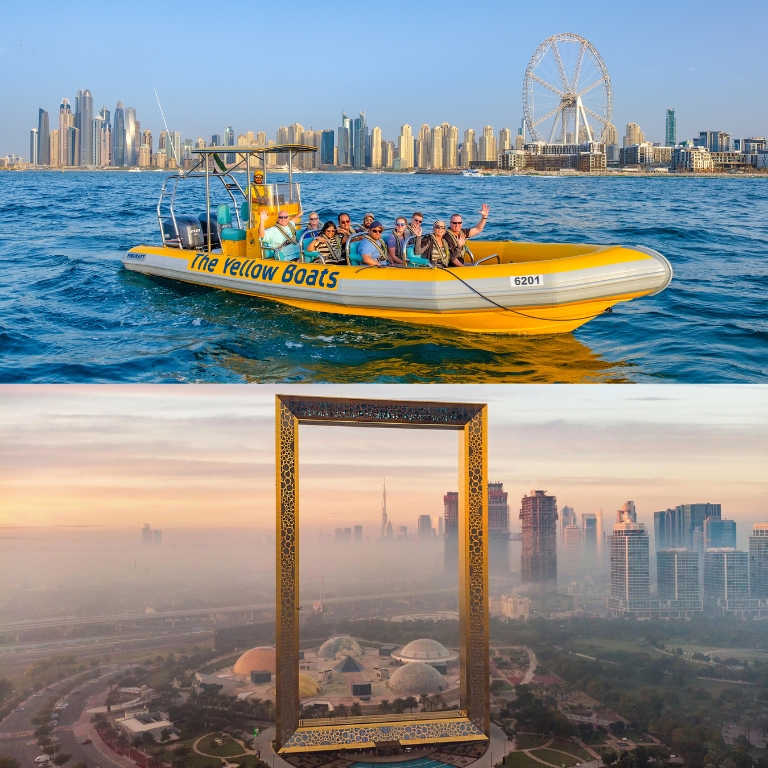 Another view of 99 Minutes Premium Boat Tour + FREE Dubai Frame - Combo at Yellow Boats (Dubai)