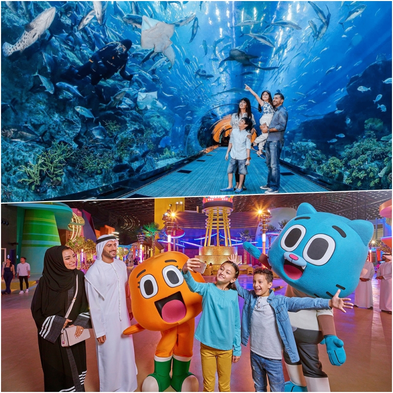 Another view of IMG Park + Dubai Aquarium - Combo at IMG Worlds of Adventure Dubai