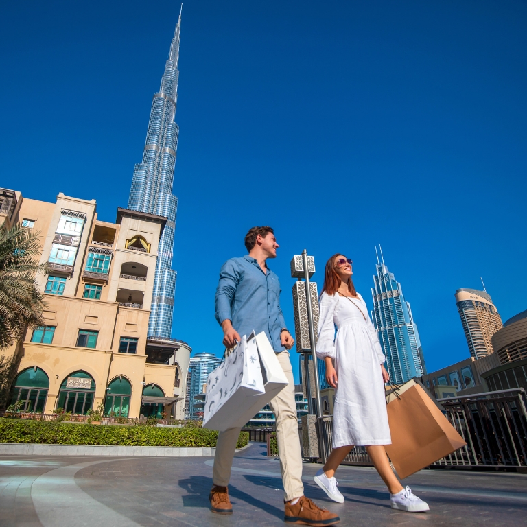 Another view of Burj Khalifa & Dubai Downtown Private Videoshoot at Wings of Mexico