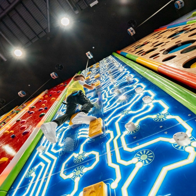 Another view of Trampo Extreme - Trampoline Fun at Dubai Mall at Trampo Extreme