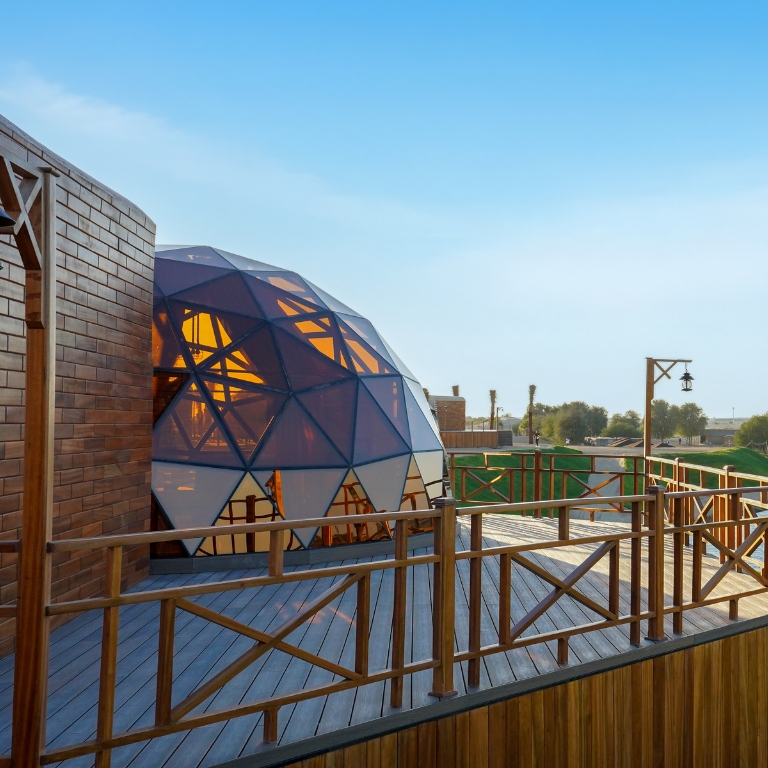 Al Marmoom Domes Desert Glamping & Dining experience in Dubai
