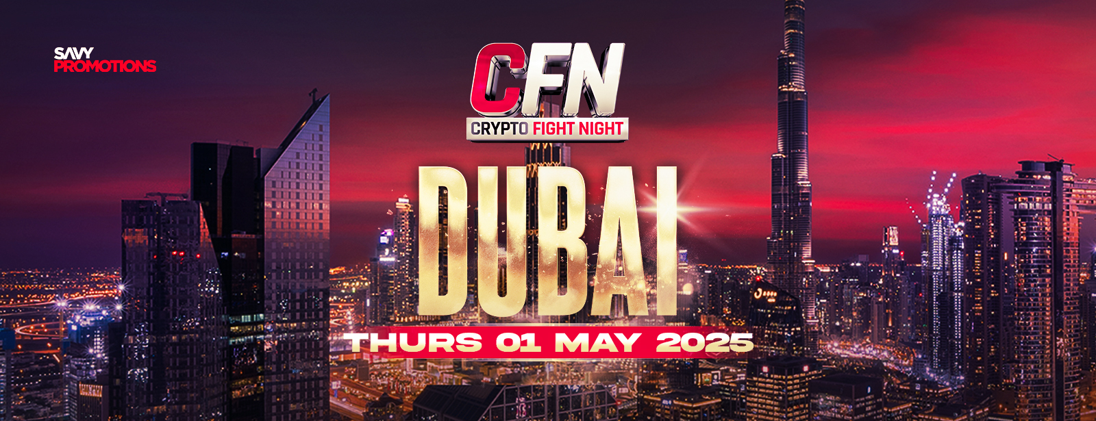 Crypto Fight Night in Dubai tickets, 2025 Boxing Event - Platinumlist.net