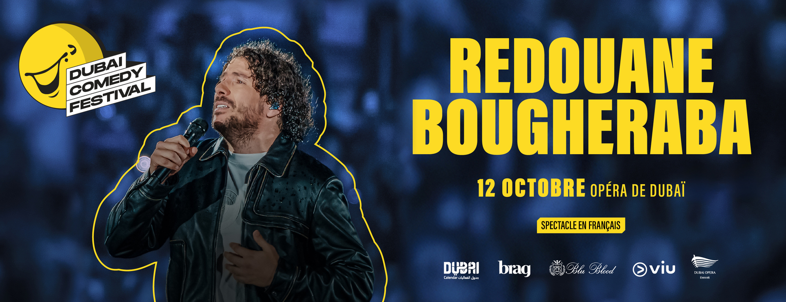 Redouane Bougheraba Live at Dubai Comedy Festival 2025 Dubai Comedy Festival at dubaitrades.com