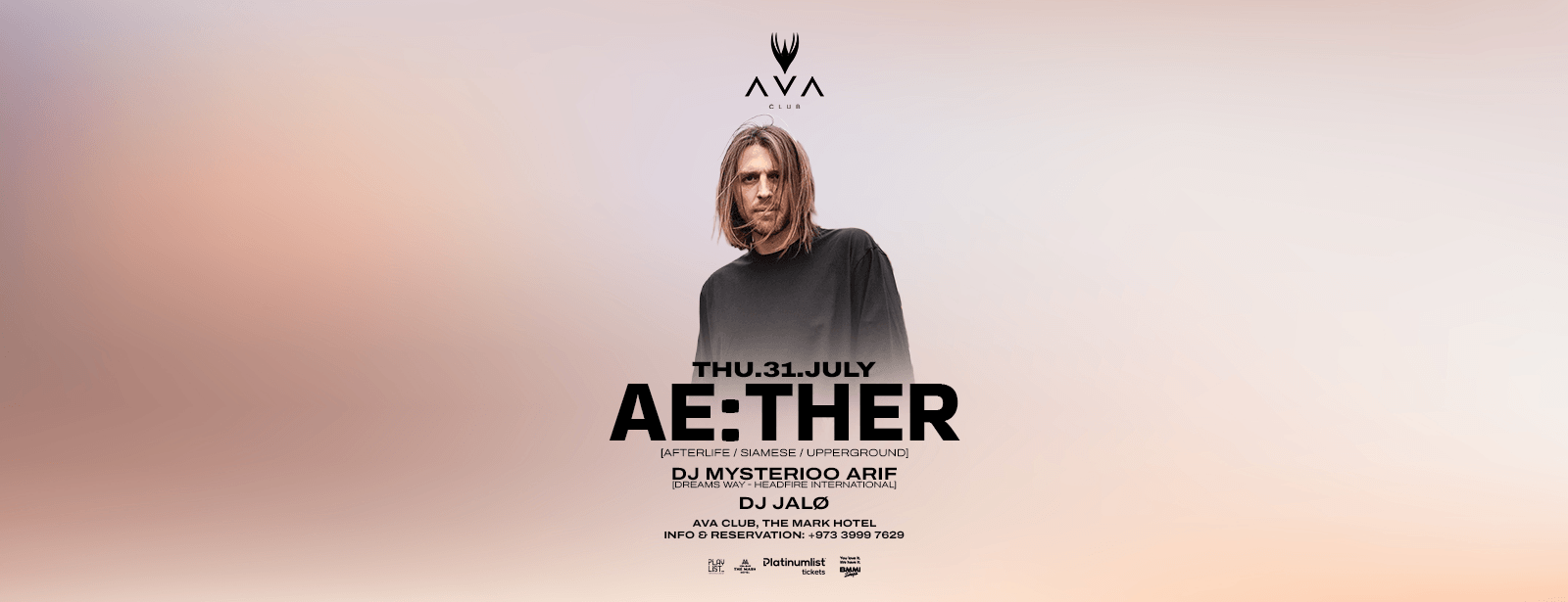 Ae:Ther (Afterlife/Siamese/Upperground) live in Bahrain Nightlife at dubaitrades.com