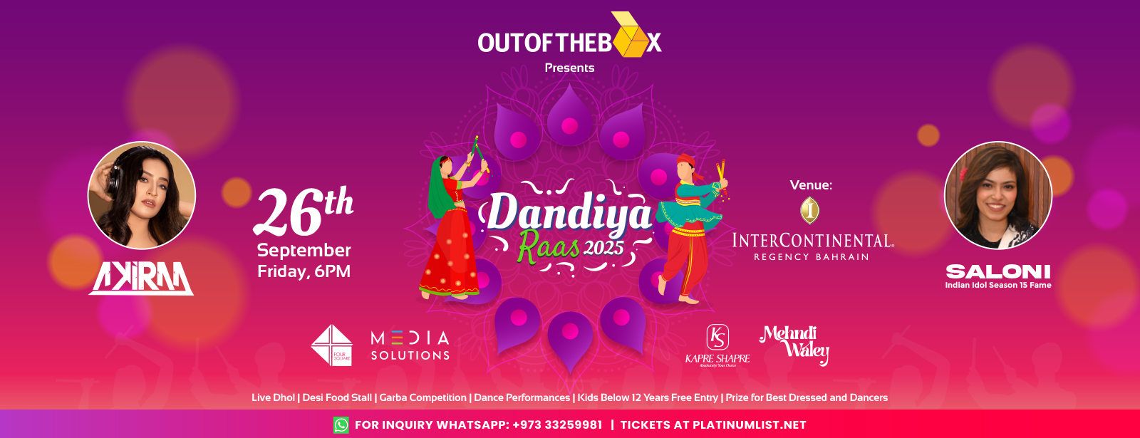 Dandiya Raas 2025 by Out of the Box Desi Events at dubaitrades.com