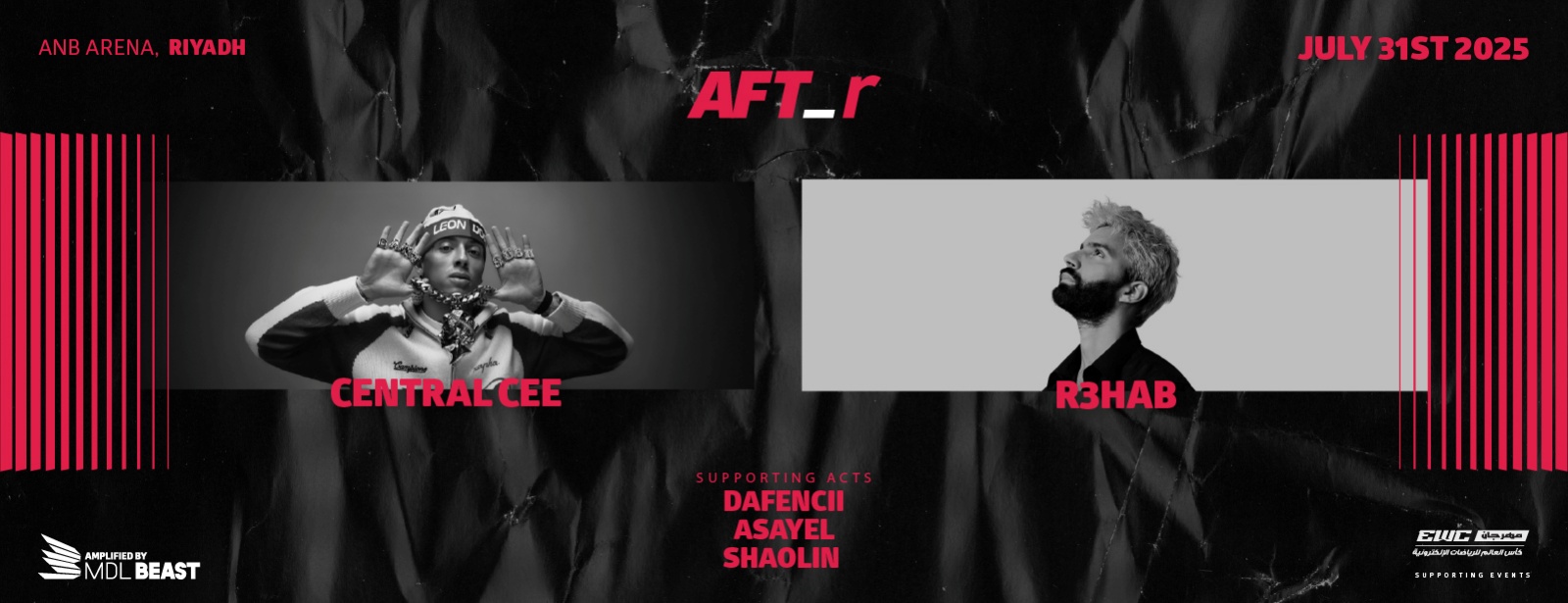 AFT_r - Week 3 in Riyadh : CENTRAL CEE, R3HAB, DAFENCII, ASAYEL AND SHAOLIN AFT_r Concerts at dubaitrades.com