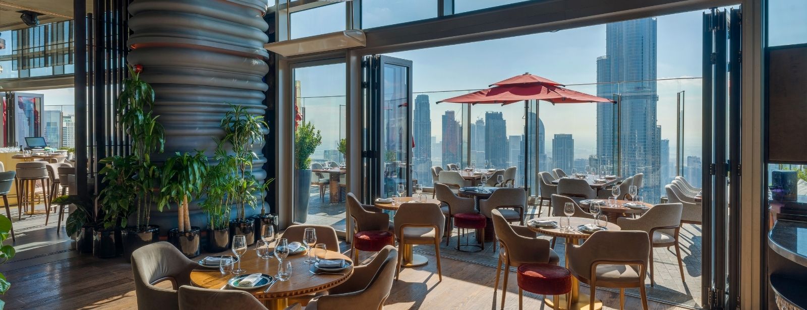 Set Menu Lunch at CÉ LA VI with Selected Beverages and Burj Khalifa Views Brunches at dubaimasala.com