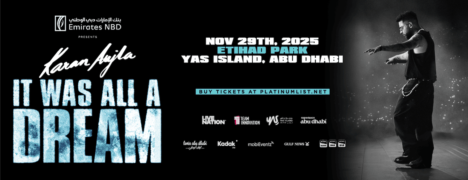Karan Aujla - It Was All A Dream Tour Live in Abu Dhabi Concerts at dubaitrades.com