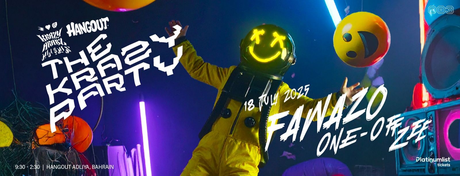 The Krazy Party 003 at Hangout, Bahrain