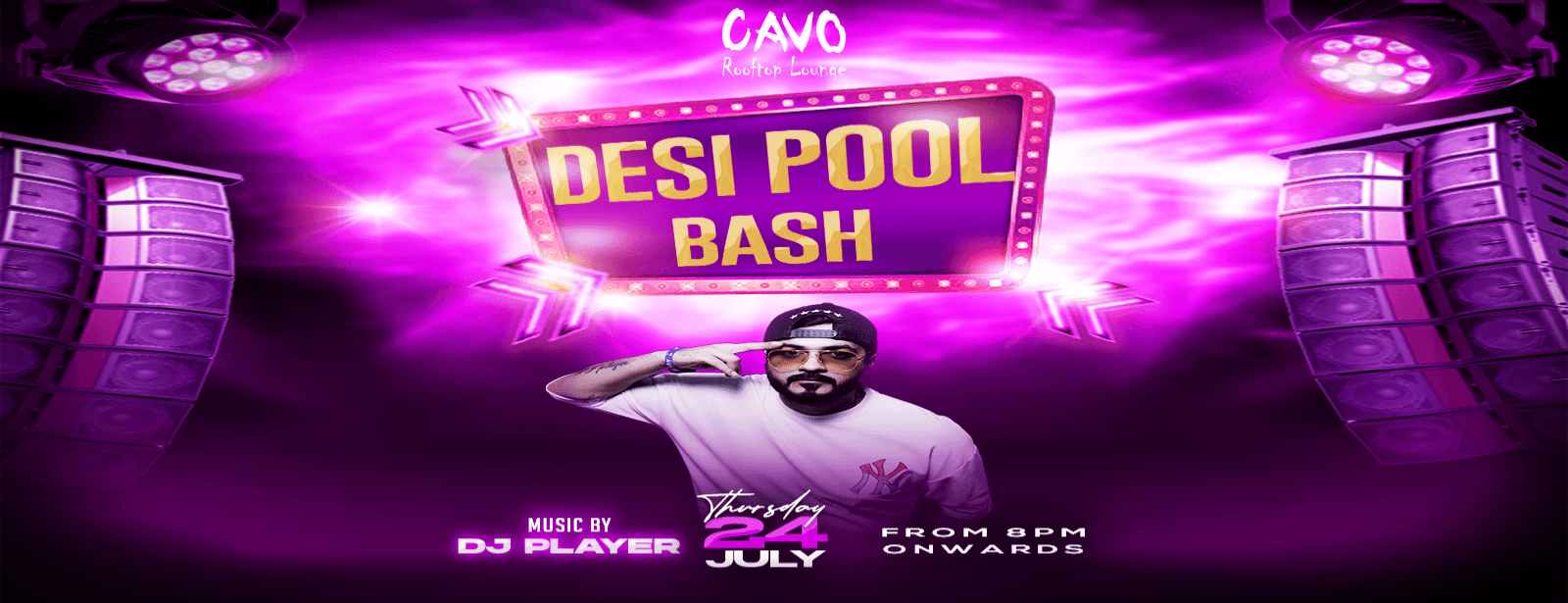 Desi Bash Pool Party at Cavo Rooftop Bahrain