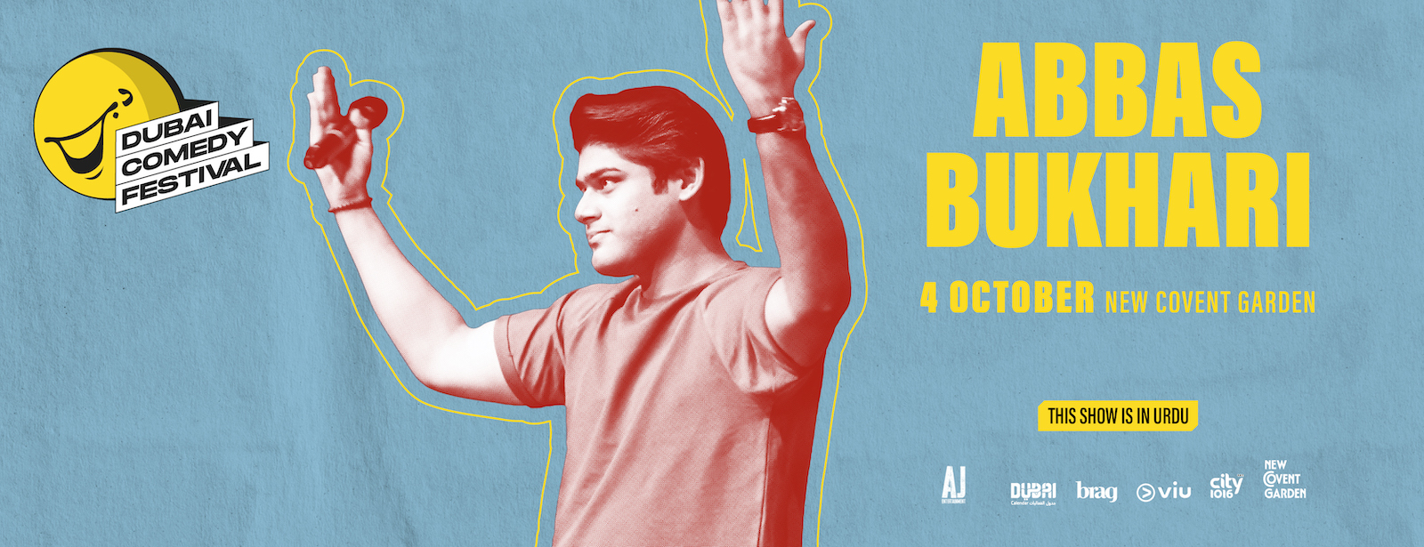 Abbas Bukhari Live at Dubai Comedy Festival Playhouse Studio Theatre, Mall of the Emirates Dubai Comedy Festival at dubaimasala.com