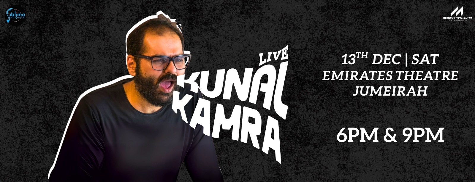 Kunal Kamra Live in Dubai 2025 Shows and Theatrical Plays at dubaitrades.com