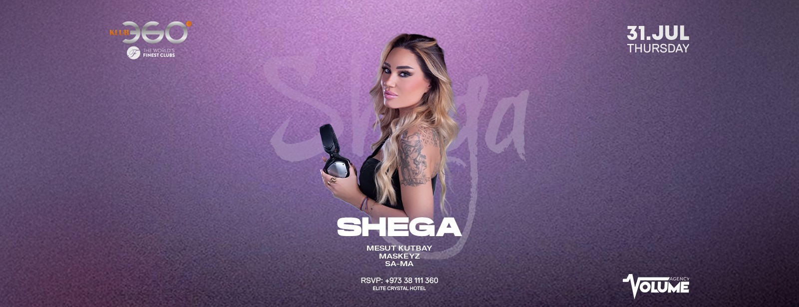 Shega live at Klub360 Nightlife at dubaitrades.com