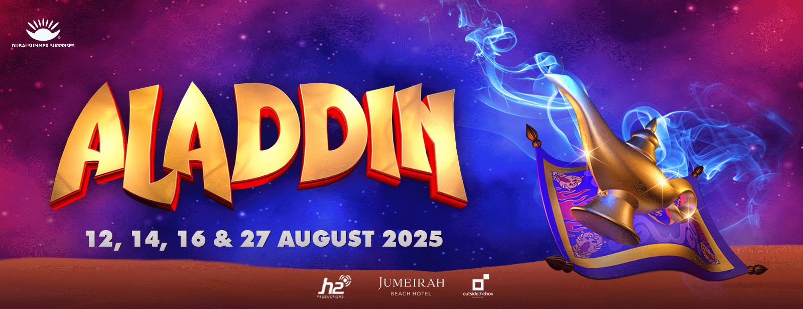 Aladdin at Jumeirah Beach Hotel Shows and Theatrical Plays at dubaitrades.com