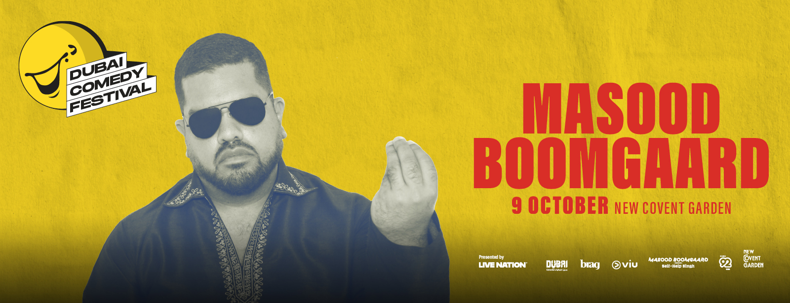 Masood Boomgaard Live at Dubai Comedy Festival Dubai Comedy Festival at dubaimasala.com