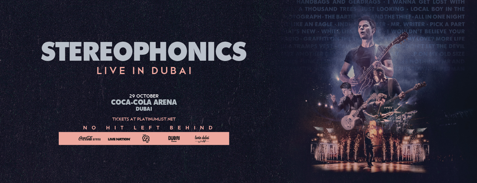 Stereophonics in Dubai Concerts at dubaitrades.com