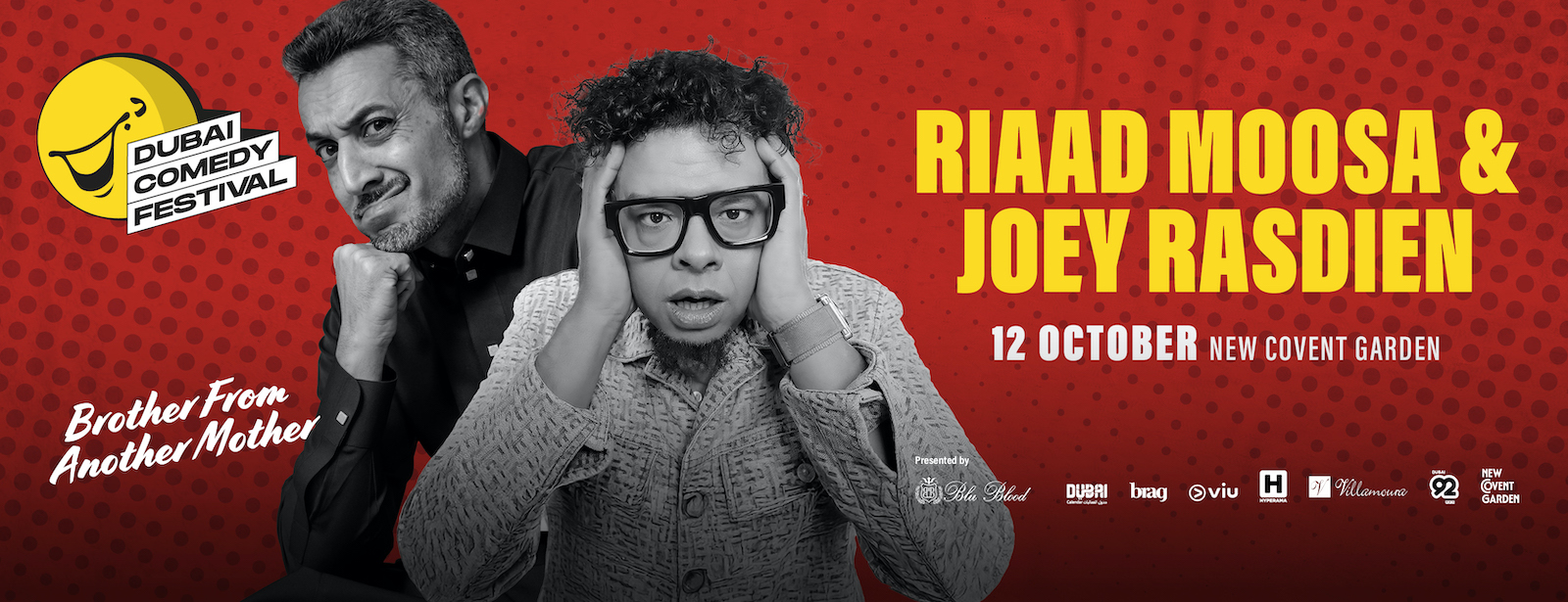 Brother from Another Mother: Riaad Moosa & Joey Rasdien Live at Dubai Comedy Festival 2025 Dubai Comedy Festival at shafqa.com