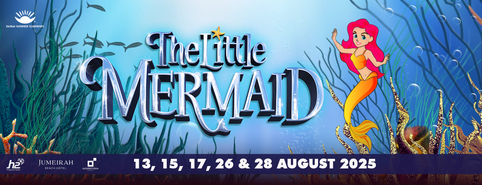 The Little Mermaid at Jumeirah Beach Hotel in Dubai Shows and Theatrical Plays at dubaitrades.com