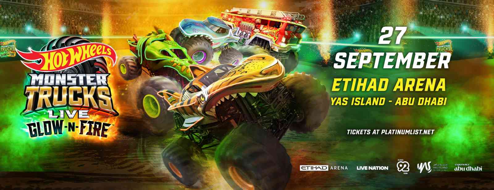 Hot Wheels Monster Trucks Live™: Glow-N-Fire in Abu Dhabi Automotive at dubaitrades.com