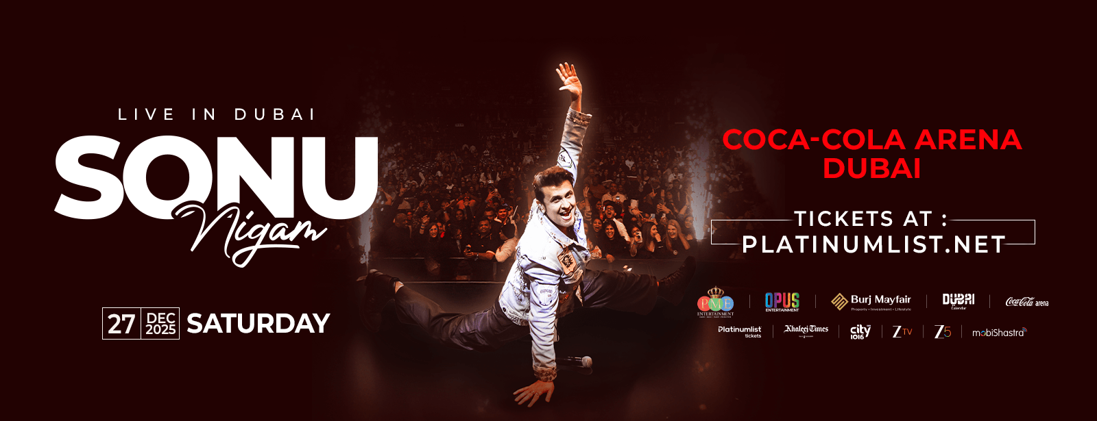 Sonu Nigam in Dubai Concerts at dubaitrades.com