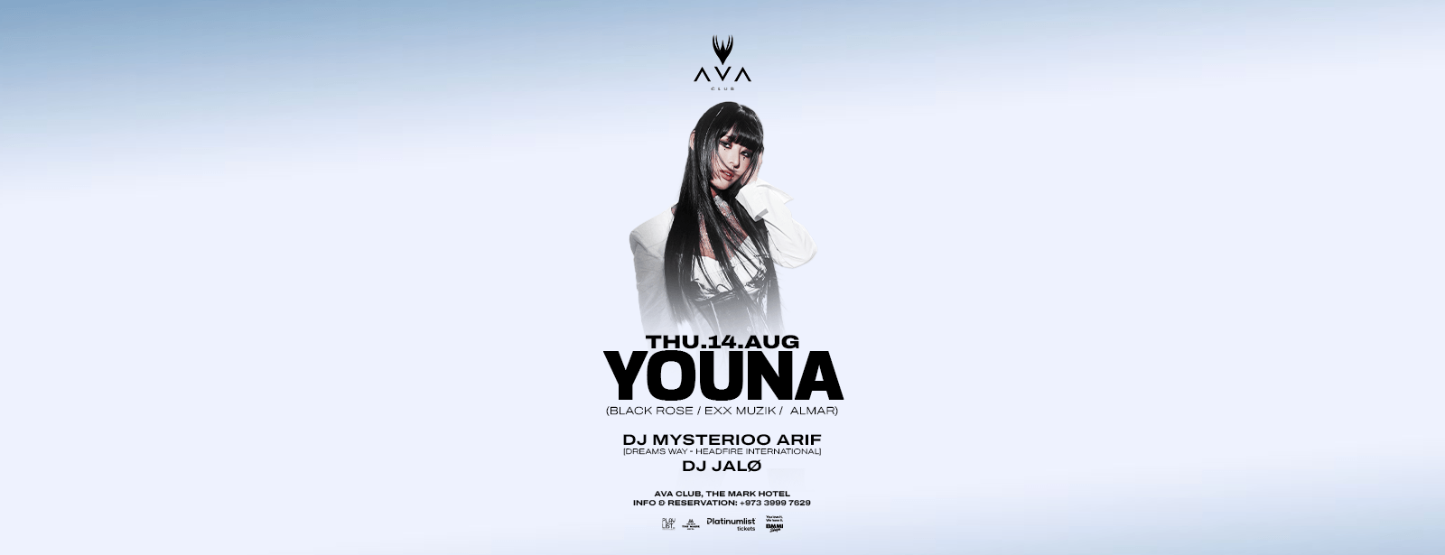 YOUNA (Black Rose / Almar) live in Bahrain Nightlife at dubaitrades.com