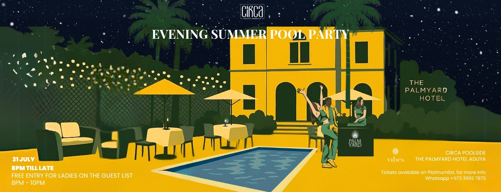 Circa x Vibes: Poolside Summer Party Nightlife at dubaitrades.com