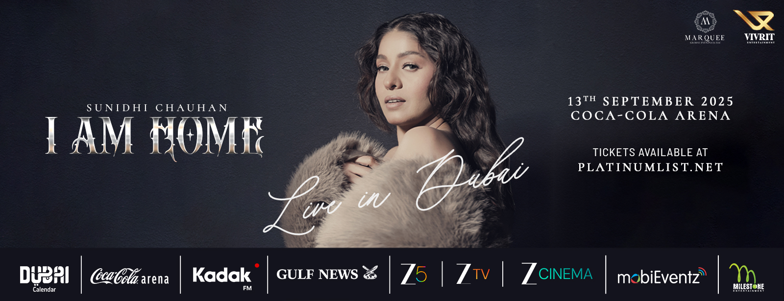 Sunidhi Chauhan: I Am Home - Live in Dubai Concerts at dubaitrades.com
