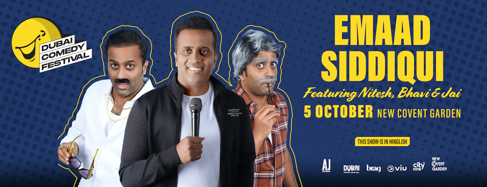 Emaad Siddiqui Live at Dubai Comedy Festival Dubai Comedy Festival at dubaimasala.com