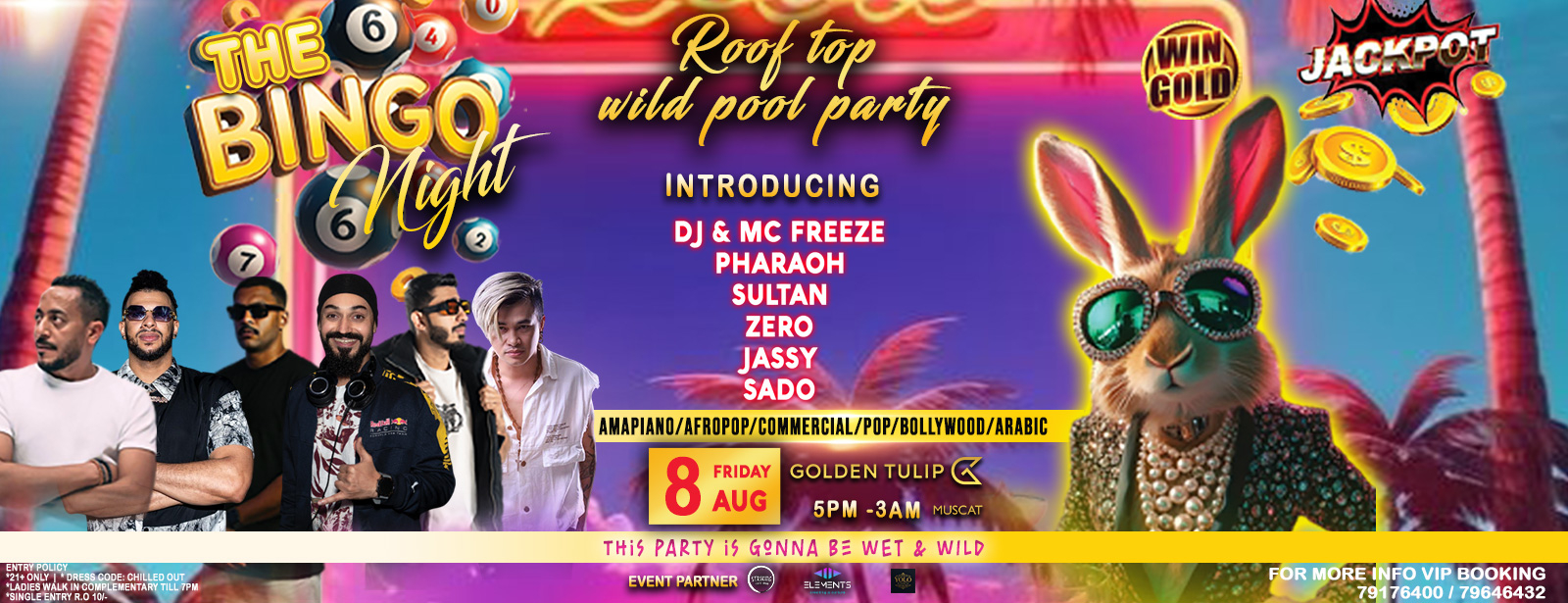 The Bingo Night Pool Party in Muscat Nightlife at dubaitrades.com
