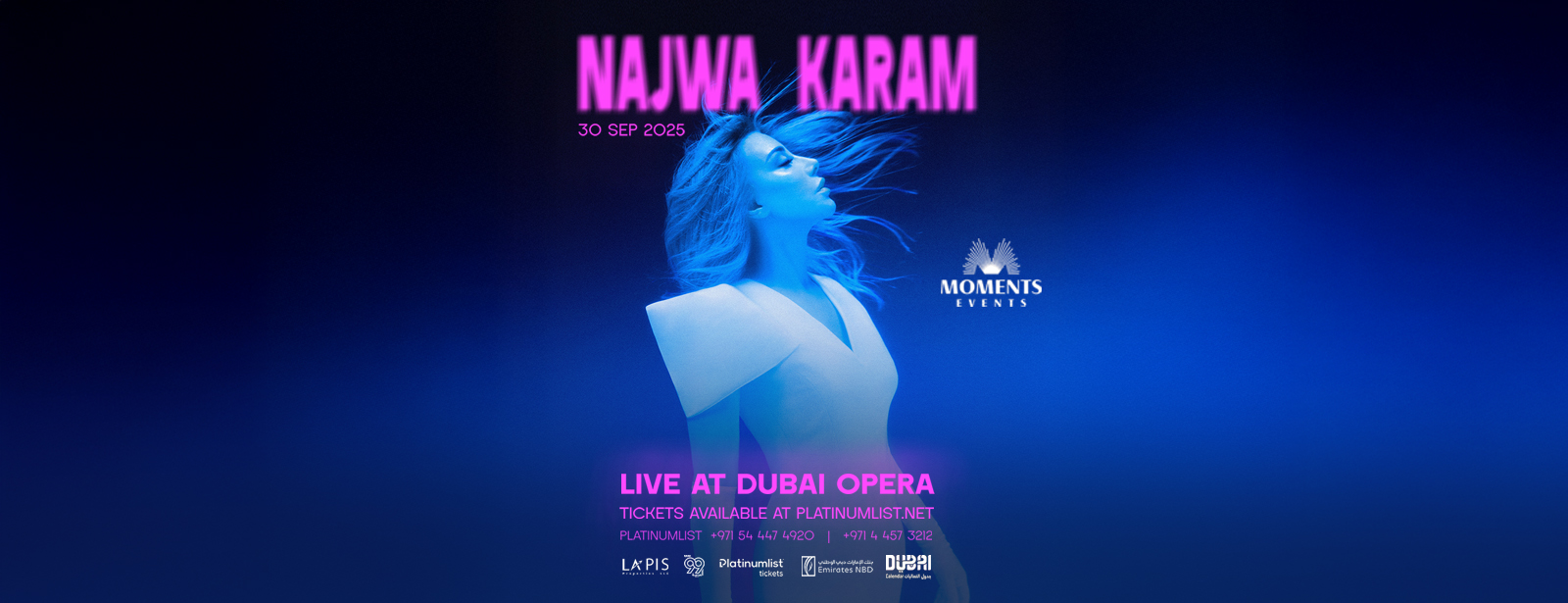Najwa Karam live in Dubai Opera Concerts at dubaitrades.com