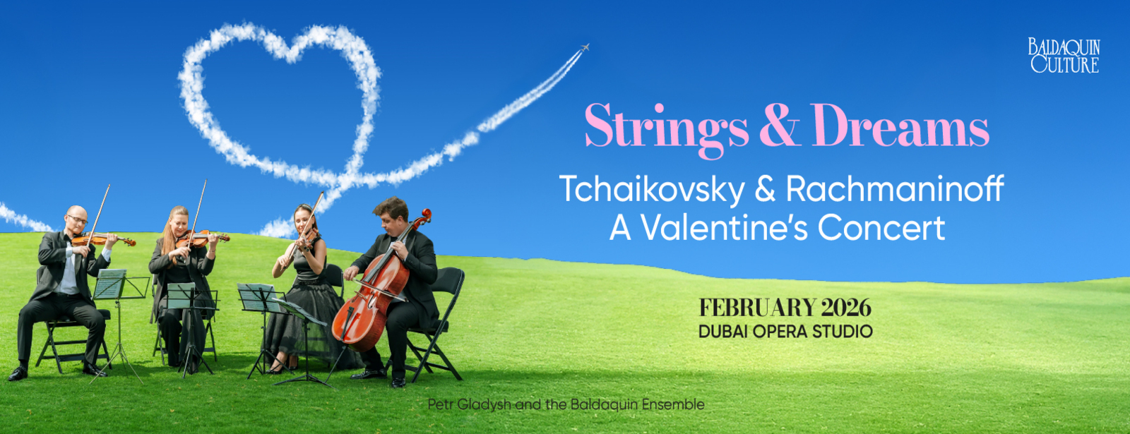 Tchaikovsky & Rachmaninoff. Strings & Dreams – A Valentine’s Concert in Dubai Shows and Theatrical Plays at dubaitrades.com