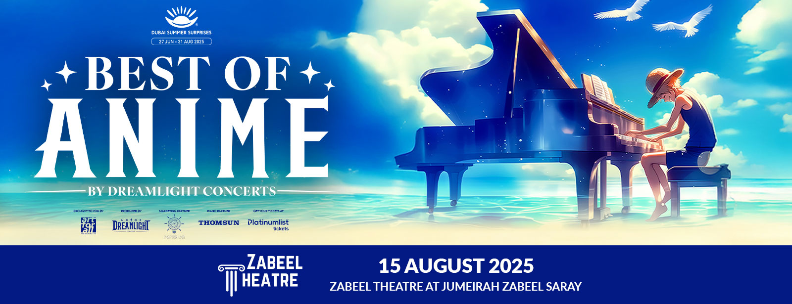 Best of Anime by Dreamlight at Zabeel Theatre, Dubai Shows and Theatrical Plays at dubaimasala.com