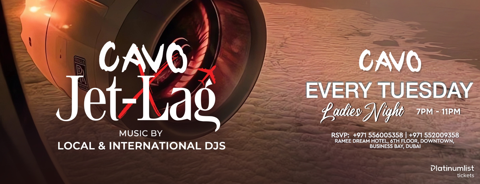 Jet-Lag at Cavo in Dubai