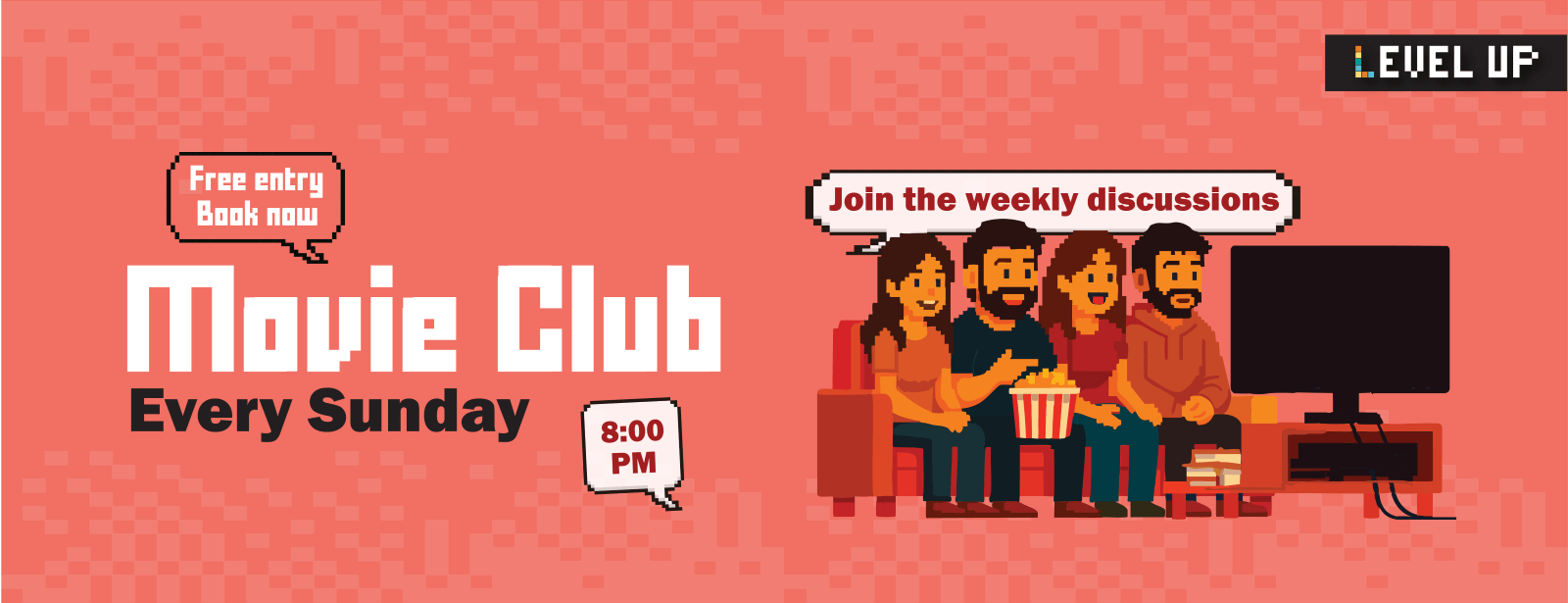 Movie Club At Level Up In Riyadh Screenings at dubaitrades.com
