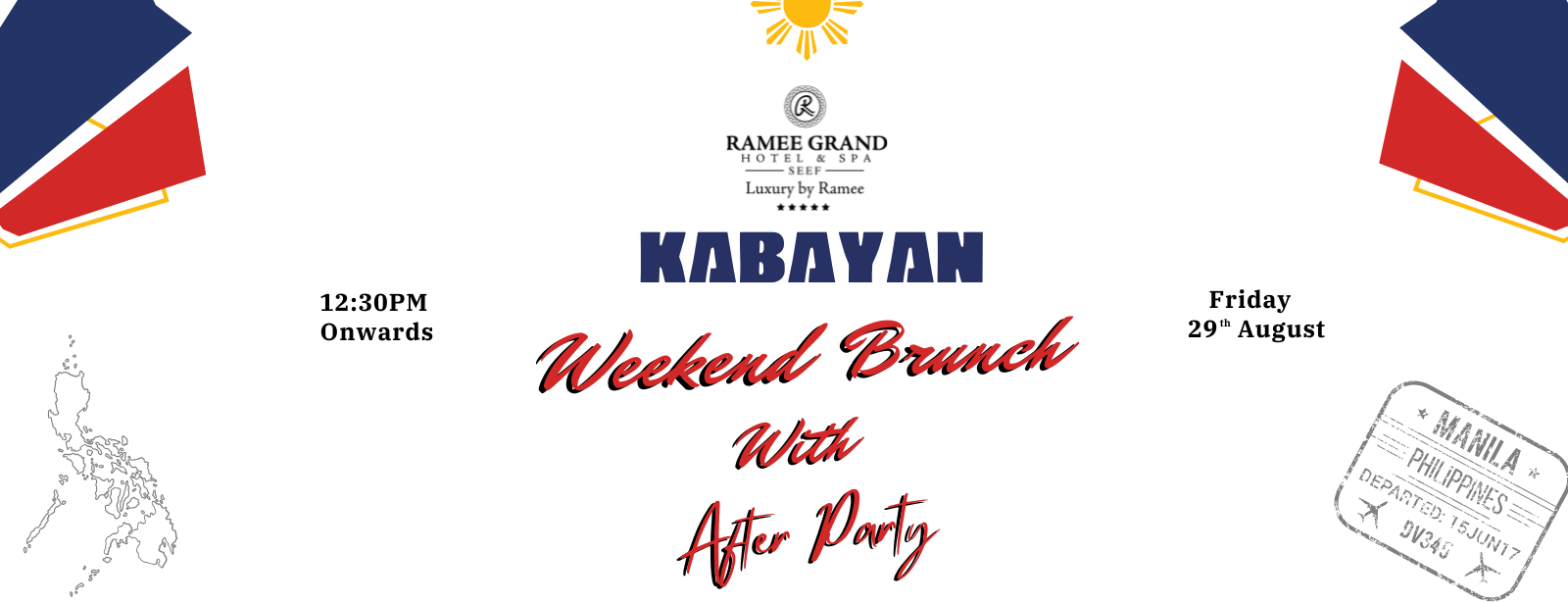 Kabayan Friday Brunch with After Party at Ramee Grand Brunches at dubaitrades.com