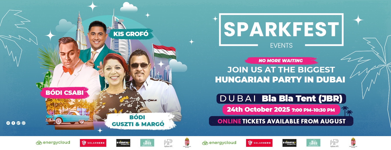 Hungarian Party Night – Live Music & Dance! Concerts at dubaitrades.com