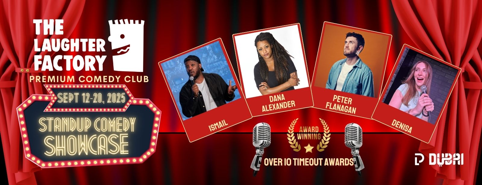 The Laughter Factory September 2025 in Dubai and Abu Dhabi Comedy Events at dubaitrades.com