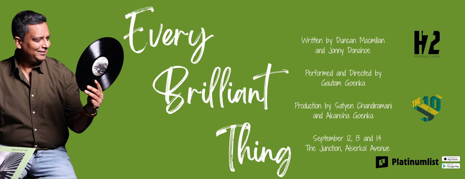 Every Brilliant Thing at The Junction in Dubai Shows and Theatrical Plays at dubaiadvertisement.com