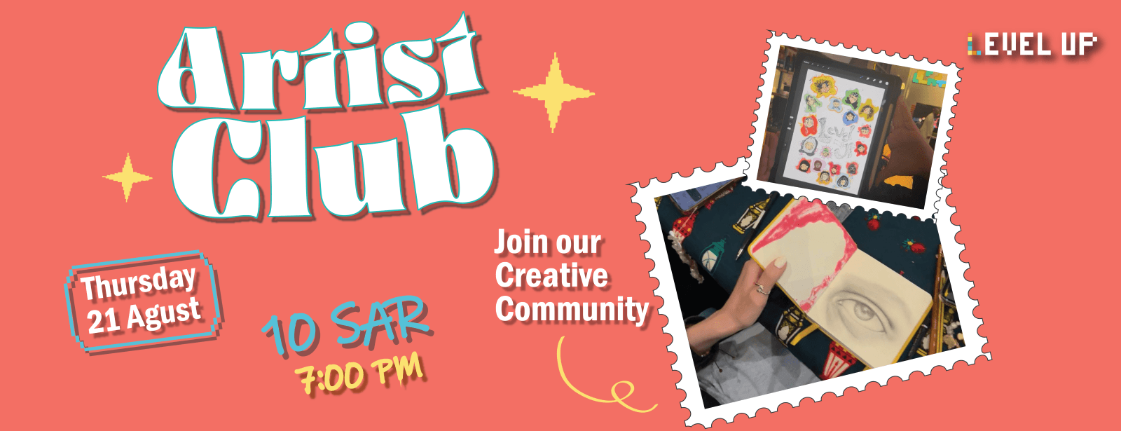 Artist Club at Level Up in Riyadh Workshops at dubaitrades.com