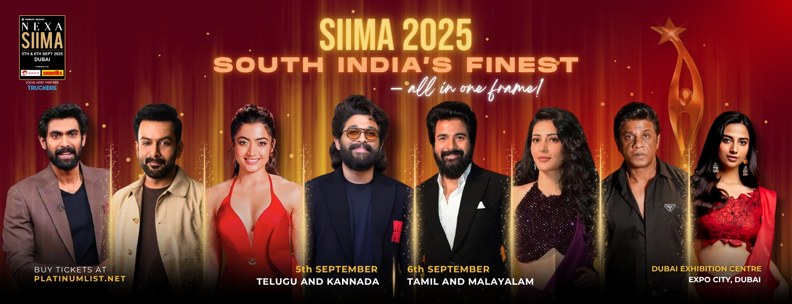 SIIMA 2025 (South Indian International Movie Awards) in Dubai Festival at dubaitrades.com