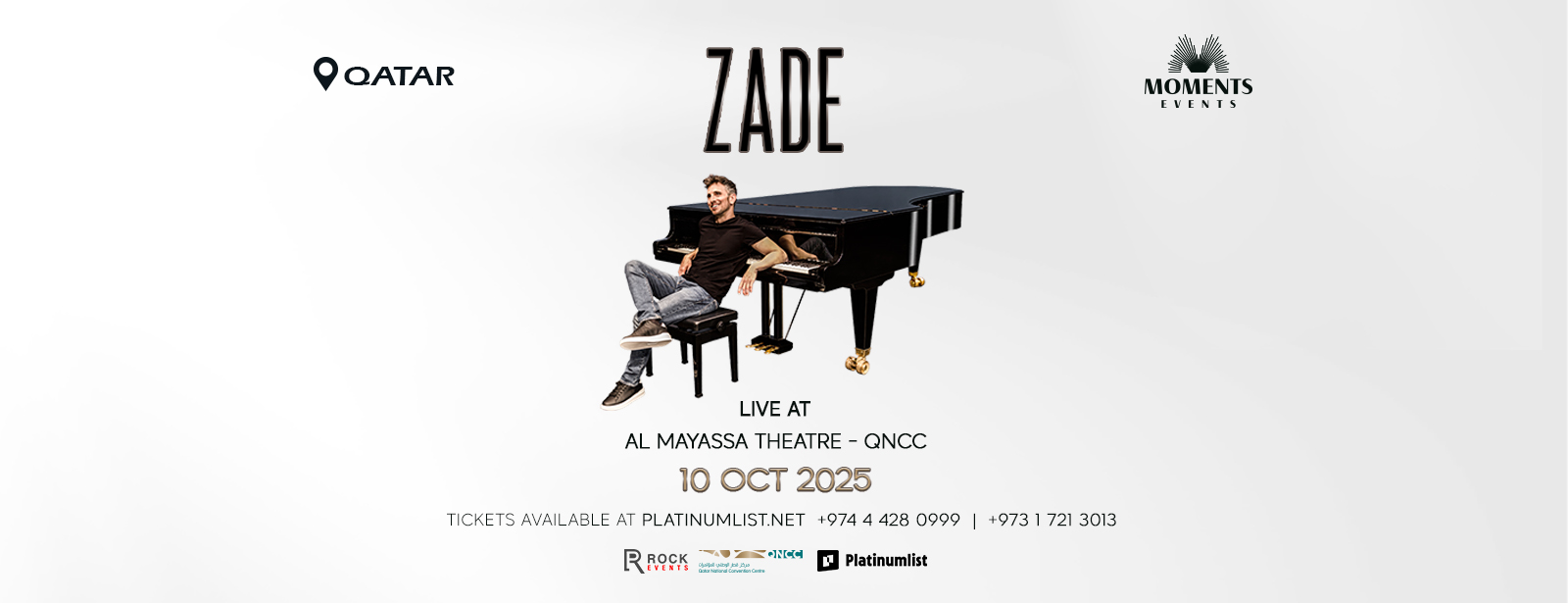 Zade Dirani Live At Al Mayassa Theatre, QNCC Shows and Theatrical Plays at dubaitrades.com