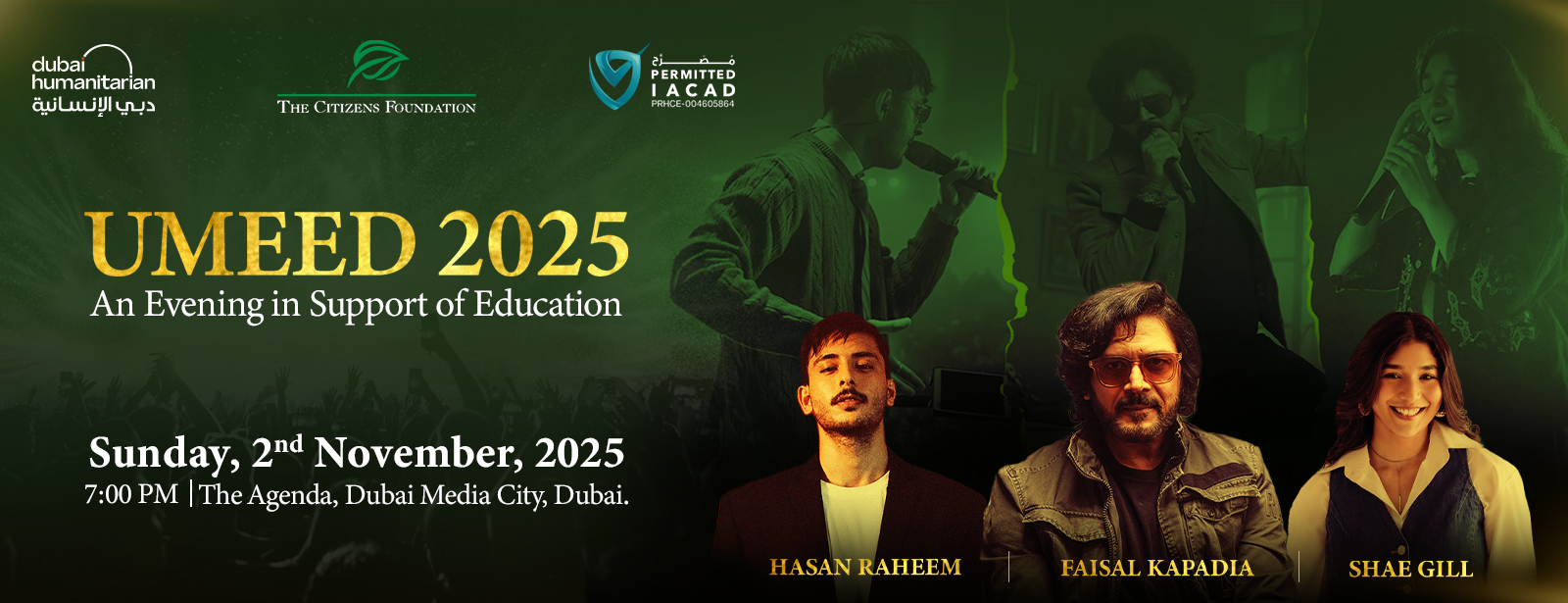TCF Umeed 2025 at The Agenda in Dubai Concerts at dubaitrades.com