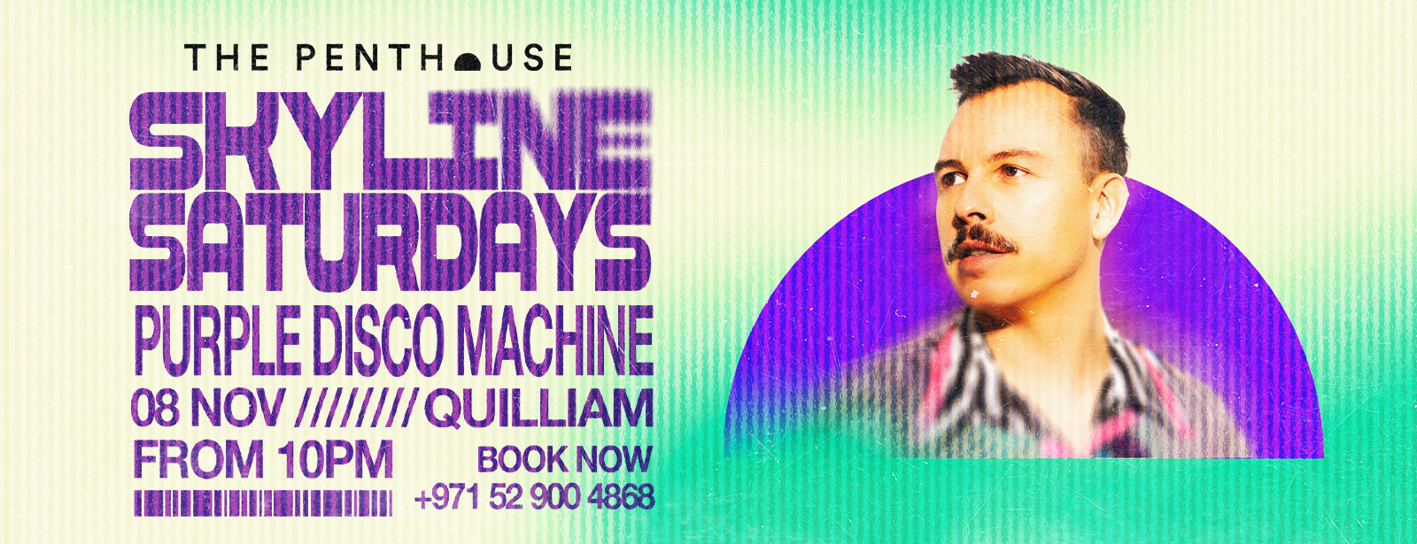 Purple Disco Machine | Skyline Saturdays at The Penthouse Nightlife at emiratesoffers.com