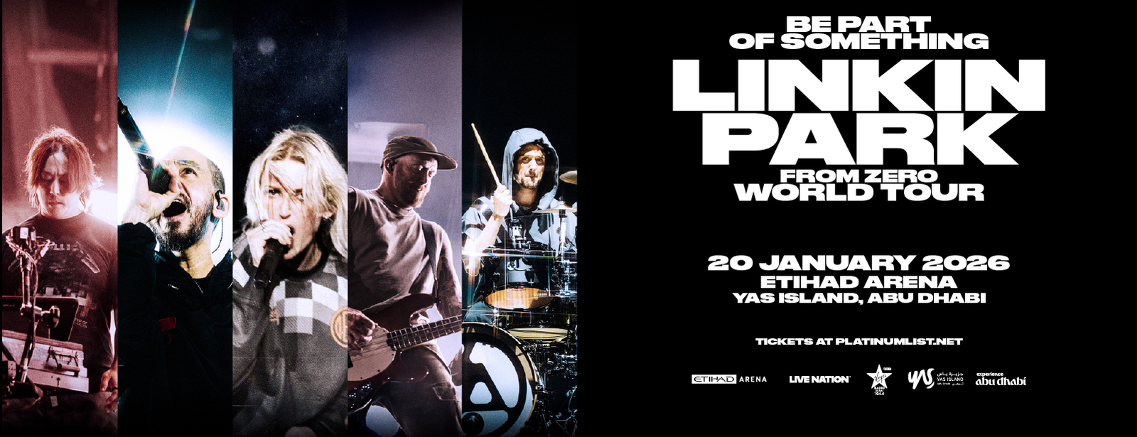 Linkin Park: From Zero World Tour 2026 at Etihad Arena in Abu Dhabi Concerts at dubaitrades.com