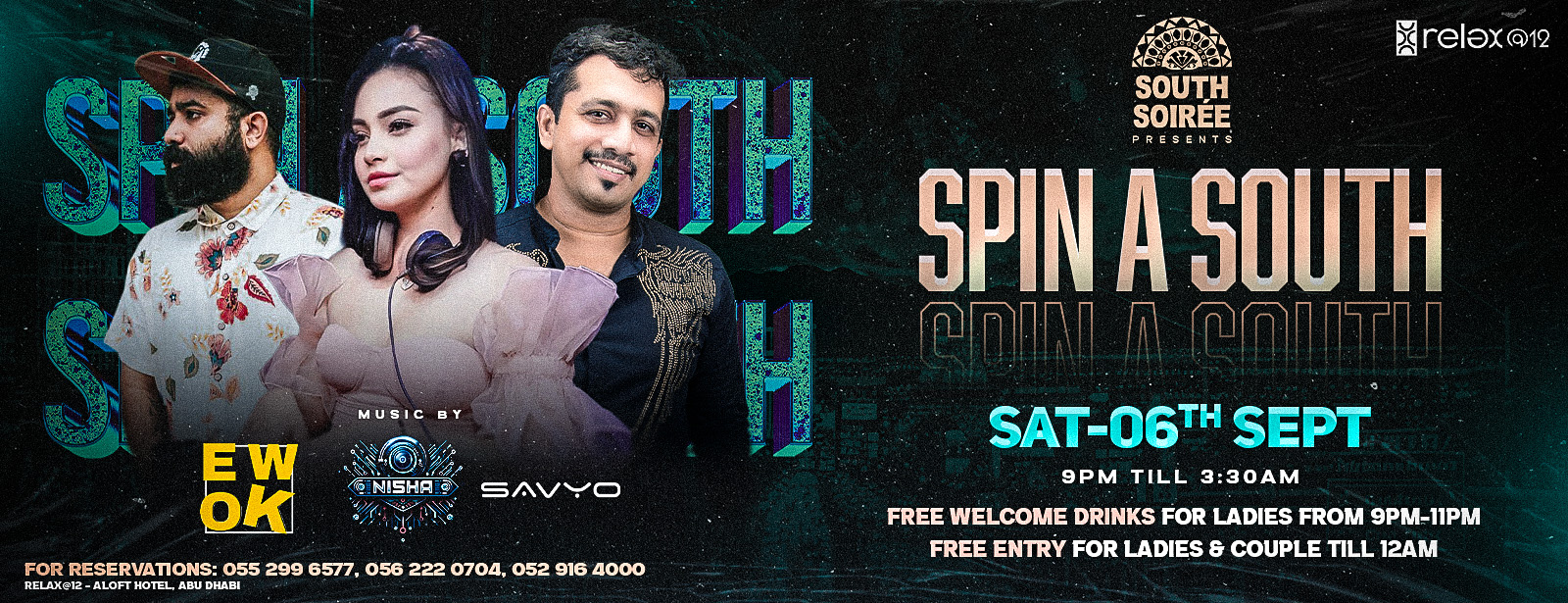 South Soiree presents Spin A South in Abu Dhabi Desi Events at dubaitrades.com