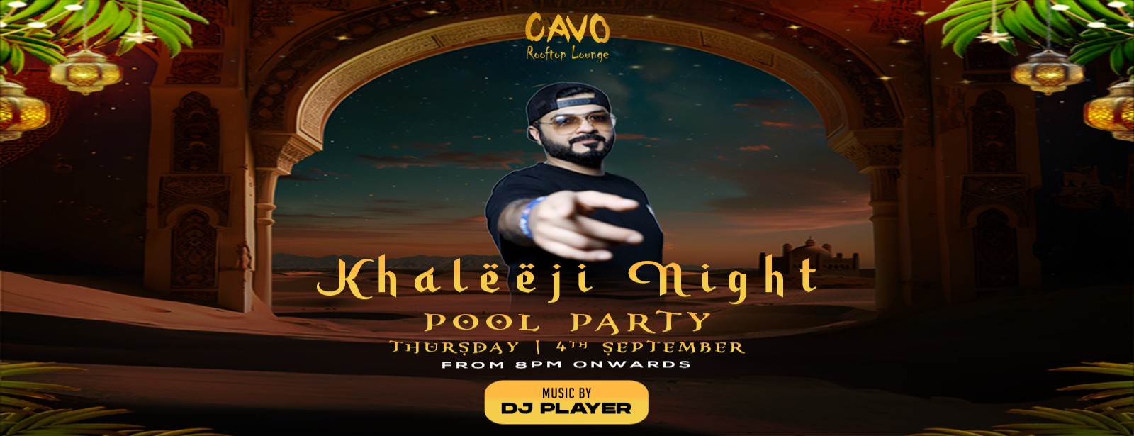Khaleeji Nights Pool Party at Cavo Rooftop in Manama Nightlife at emiratesoffers.com