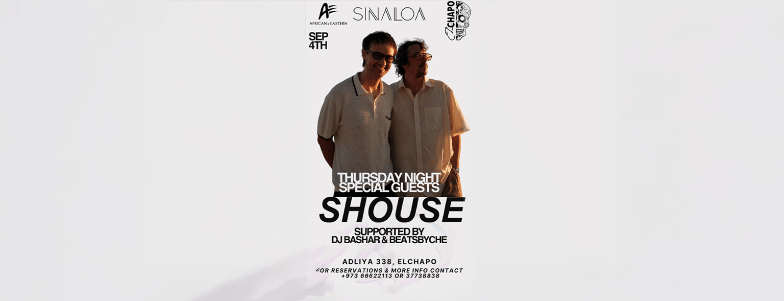 Shouse live at Sinaloa by Elchapo, Bahrain Nightlife at emiratesoffers.com