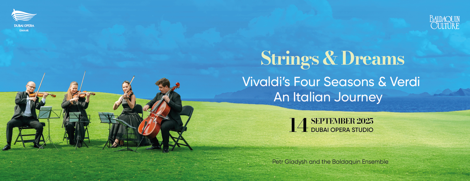 Strings & Dreams: Verdi’s String Quartet & Vivaldi’s The Four Seasons at Dubai Opera Studio Shows and Theatrical Plays at emiratesoffers.com