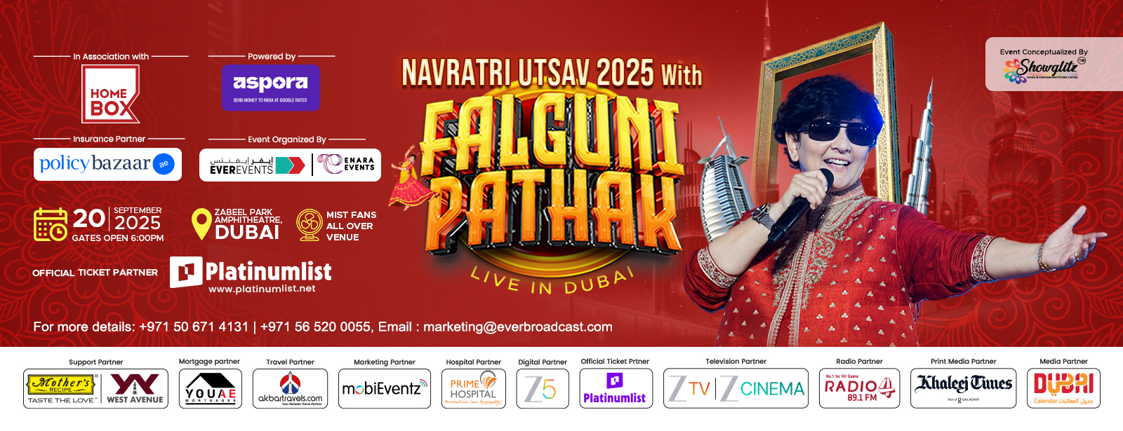 Falguni Pathak Navratri Utsav Live in Dubai 2025 Concerts at emiratesoffers.com
